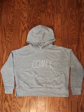 Rae Dunn Light Gray "COMFY" Hoodie